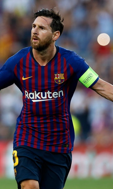 Messi hat trick gives Barcelona opening Champions League win